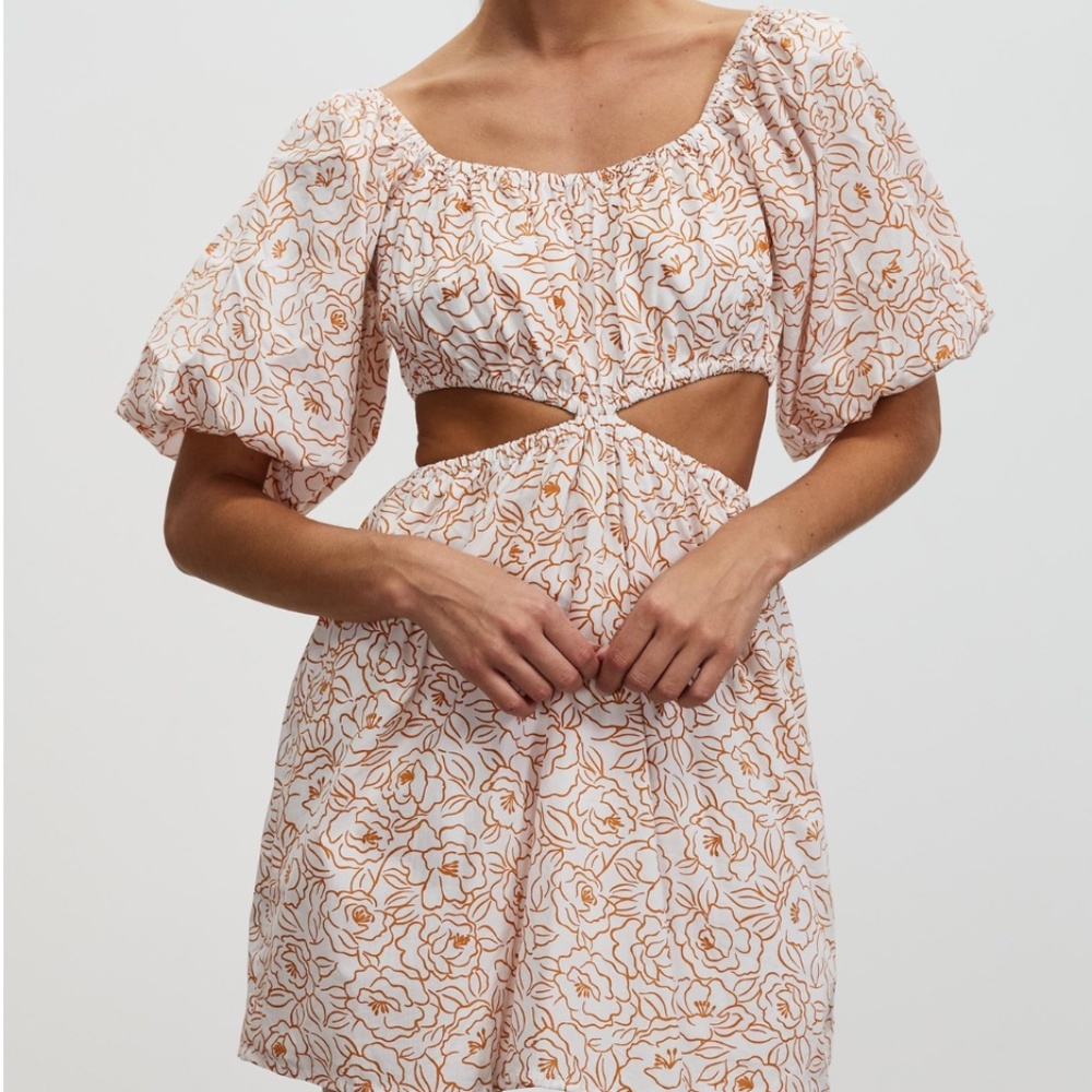 NWT Faithfull the Brand Gabelli Mini Dress Size US 4 (S)